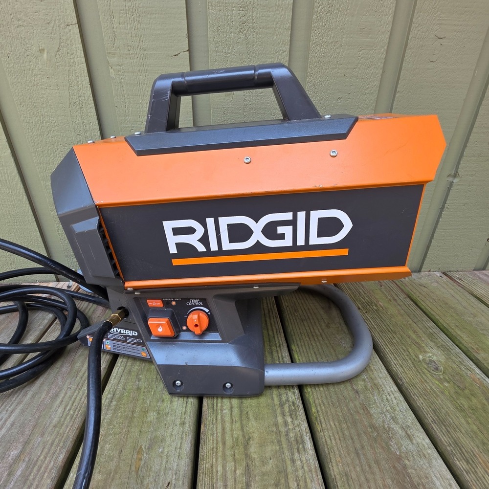 RIDGID Brushless 18V Hybrid Forced Air Propane Portable Heater R860424B